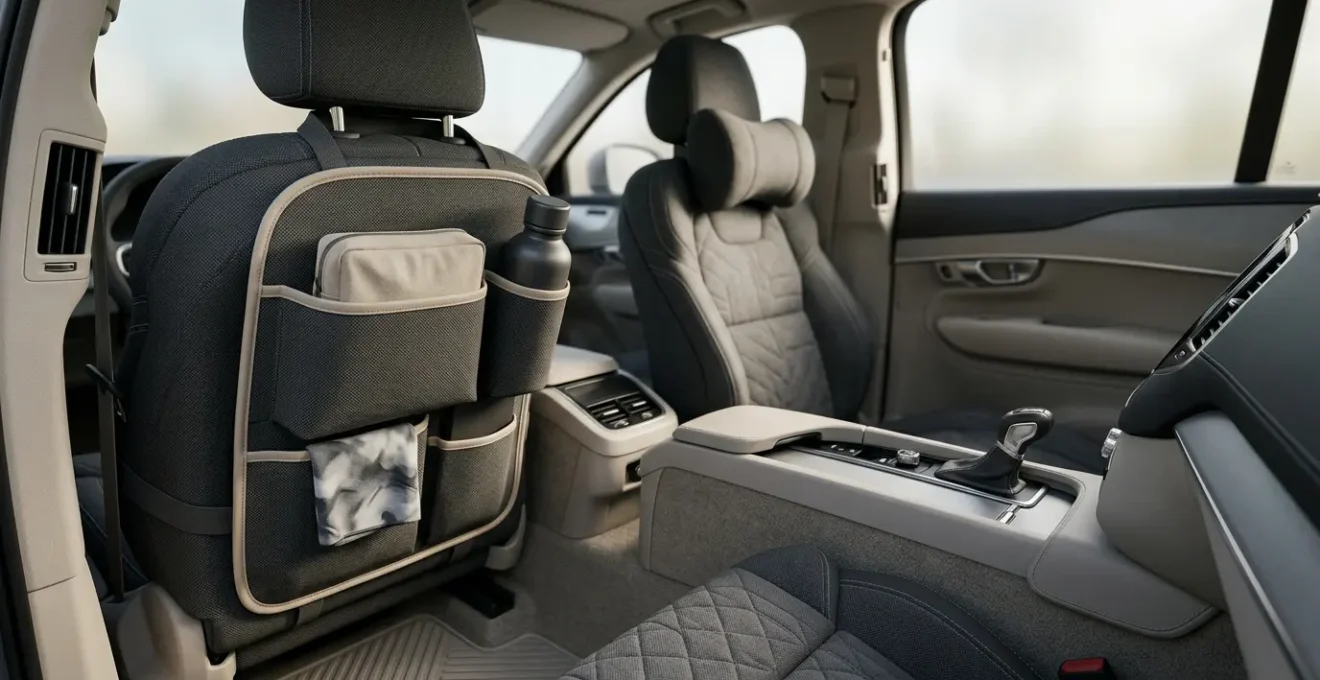 Accessoires automobiles organisés pour améliorer le confort des trajets en voiture