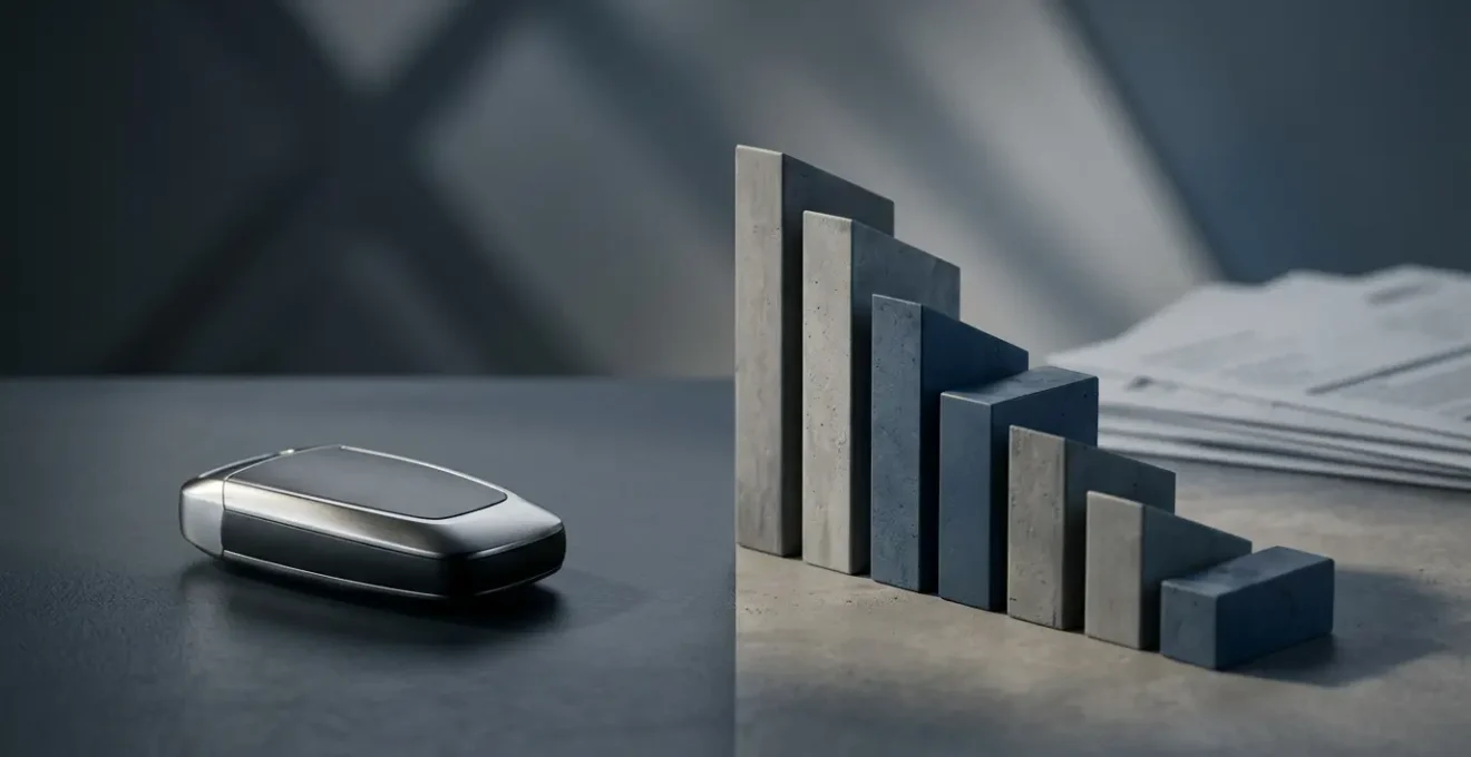 Concept financier de la valeur résiduelle dans un contrat de leasing automobile