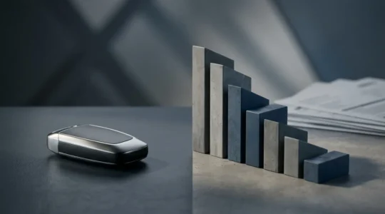 Concept financier de la valeur résiduelle dans un contrat de leasing automobile