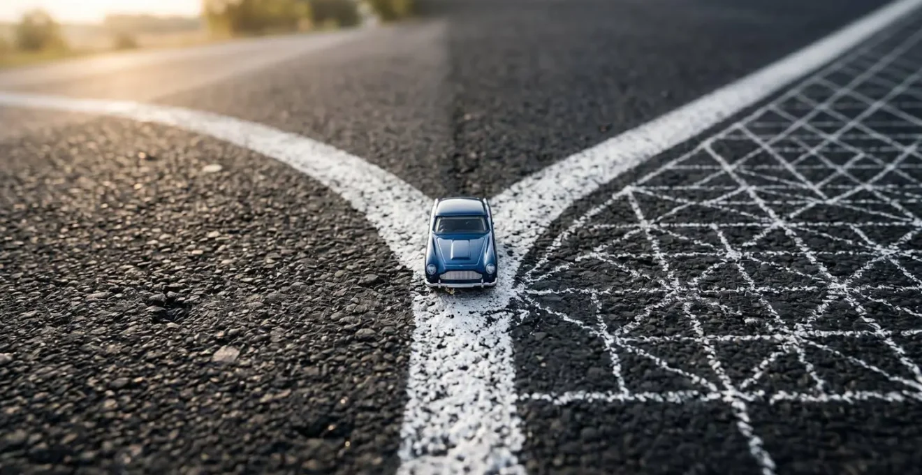 Concept de choix stratégique entre kilométrage illimité et forfaitaire pour la location de voiture