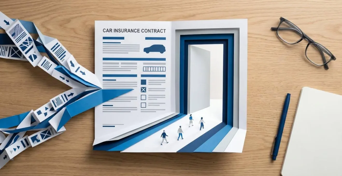 Processus de résiliation d'un contrat d'assurance automobile après un an grâce à la loi Hamon