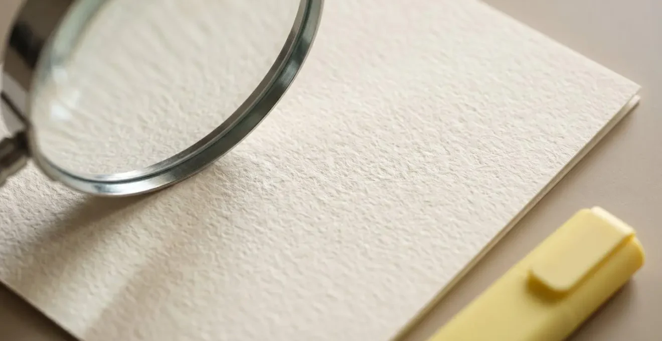 Analyse détaillée de documents d'assurance avec loupe et surlignage