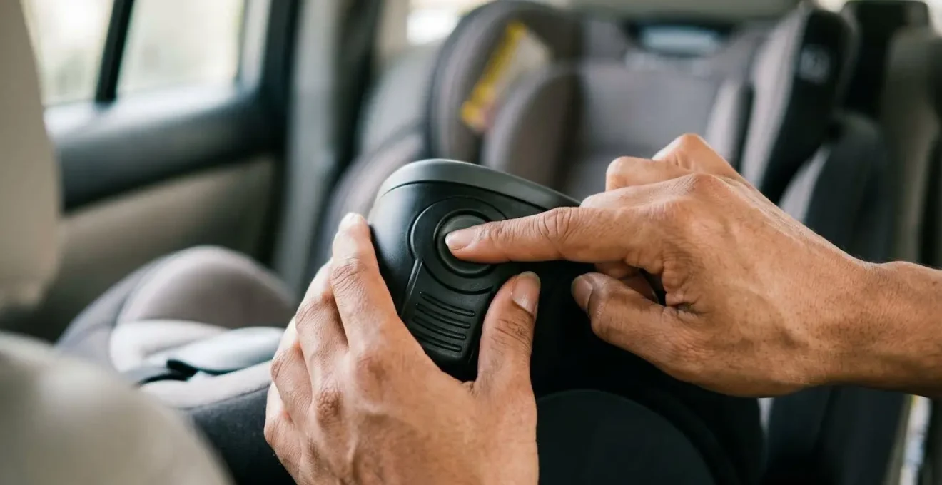 Indicateur de verrouillage ISOFIX montrant le système de validation visuel pour une installation sécurisée