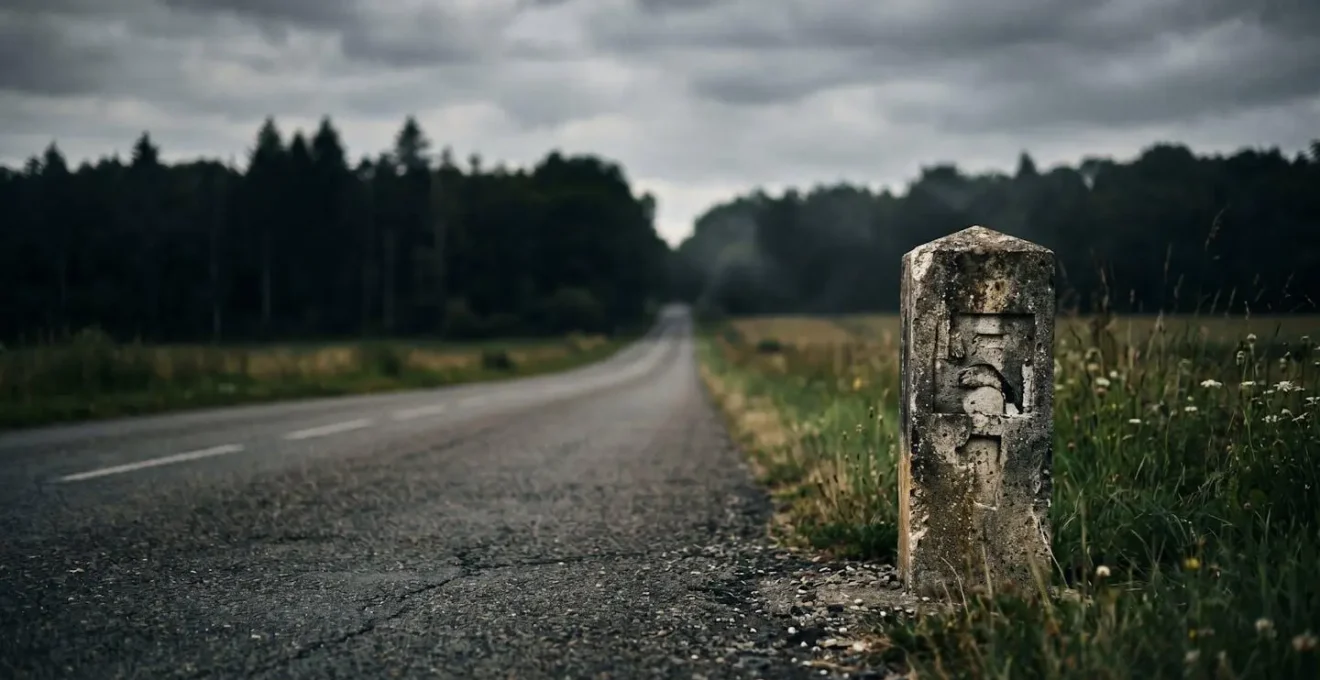 Représentation symbolique du concept de zone de danger sur routes françaises